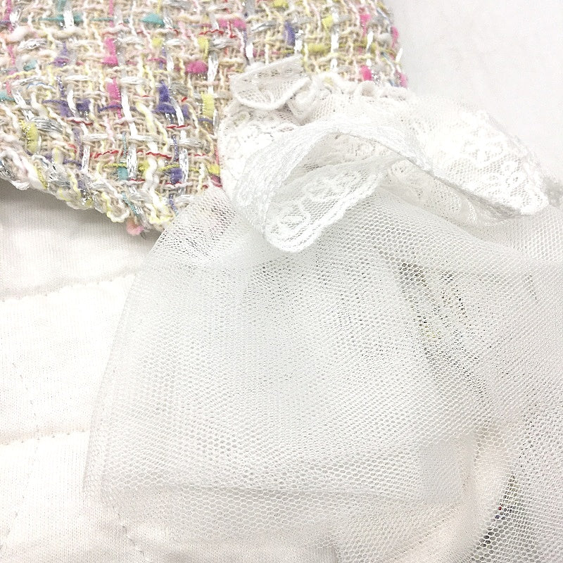 Chic Multicoloured Pastel Doggy Button Up Dress Up Dog Vest Tutu Size XS - Image 3
