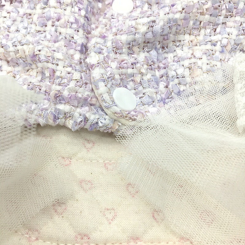 Chic Dog Pastel Purple Button Up Check Doggy Dress Up Vest Tutu Size XS - Image 4