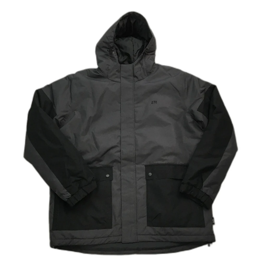 37 Degrees Carve Snow Waterproof & Breathable Grey Black Jacket Mens Sz 2XL NEW
