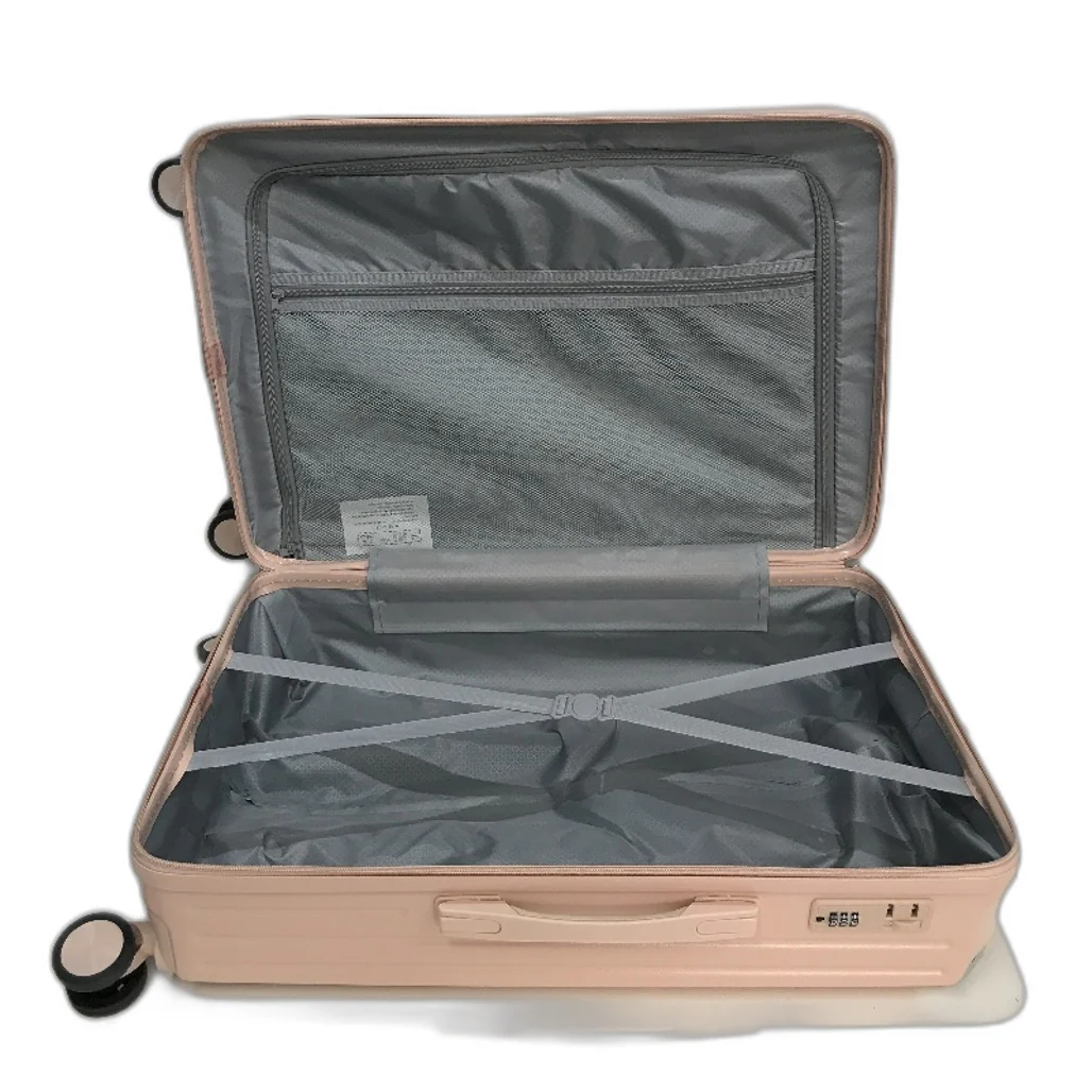 LIODUX 24 Inch Pink Hardshell Carry On Travel Luggage Suitcase With Lock - Image 8