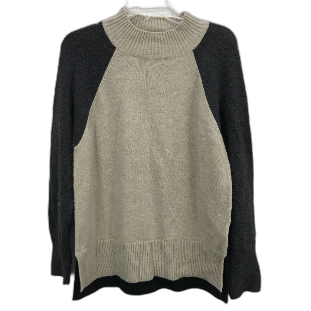 Regatta Grey & Beige Soft Round Neck Lightweight Knit Top Ladies Size 10 NEW