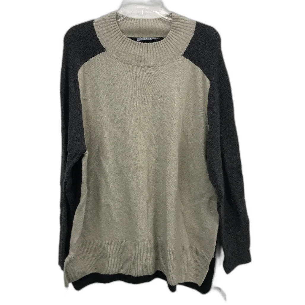Regatta Curve Beige Grey Lightweight Long Sleeve Knit Top Ladies Size 20 NEW