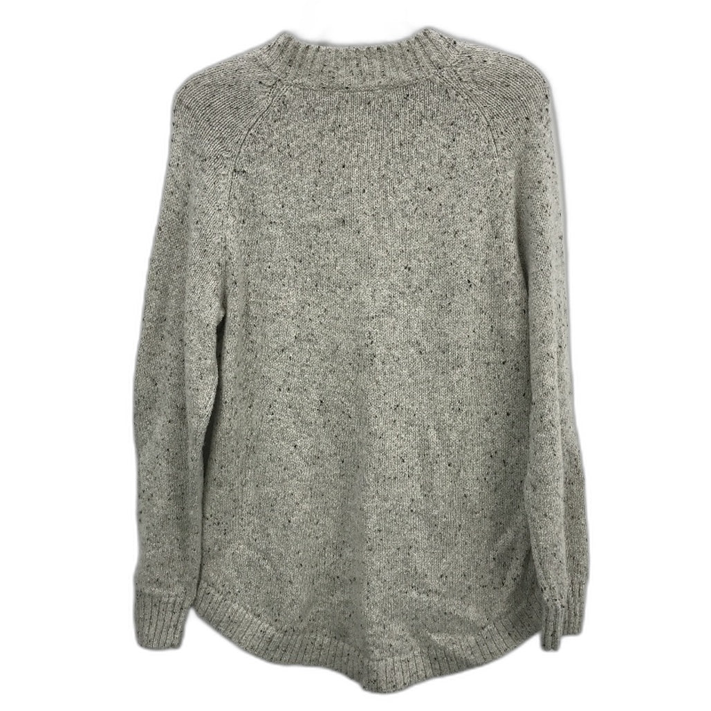 Regatta Grey Fleck Cotton Blend Twin Cable Knit Jumper Ladies Size 10 NEW - Image 2