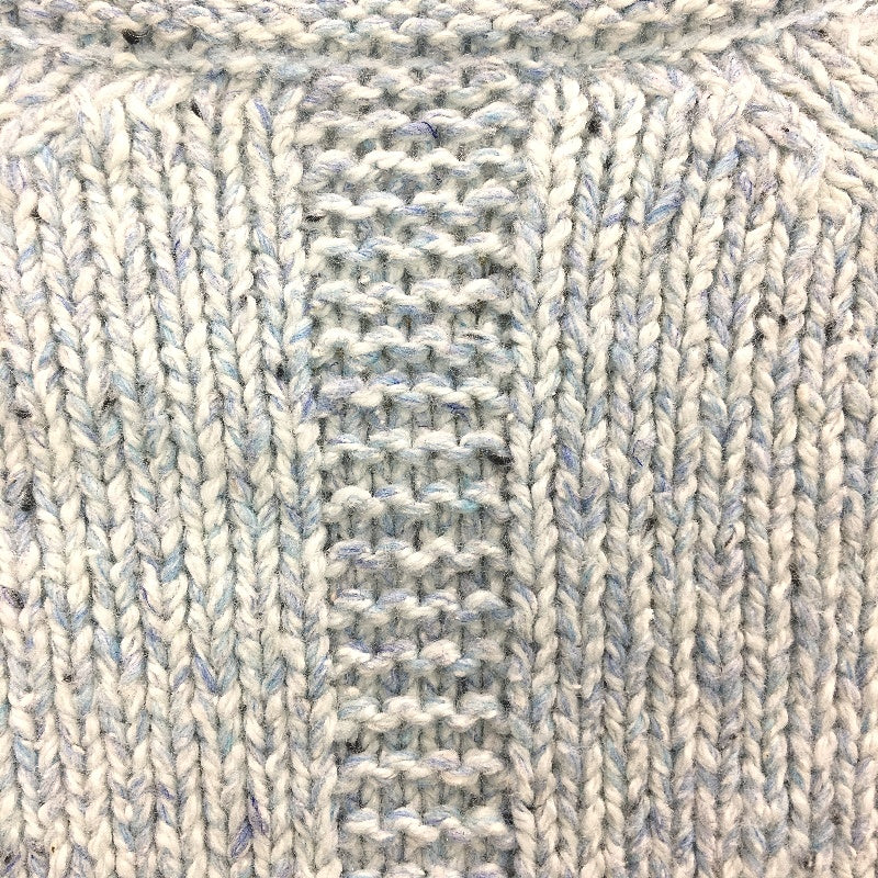 Regatta Light Blue Fleck Raglan Sleeve Pearl Knit Jumper Ladies Sz 10 NEW - Image 3
