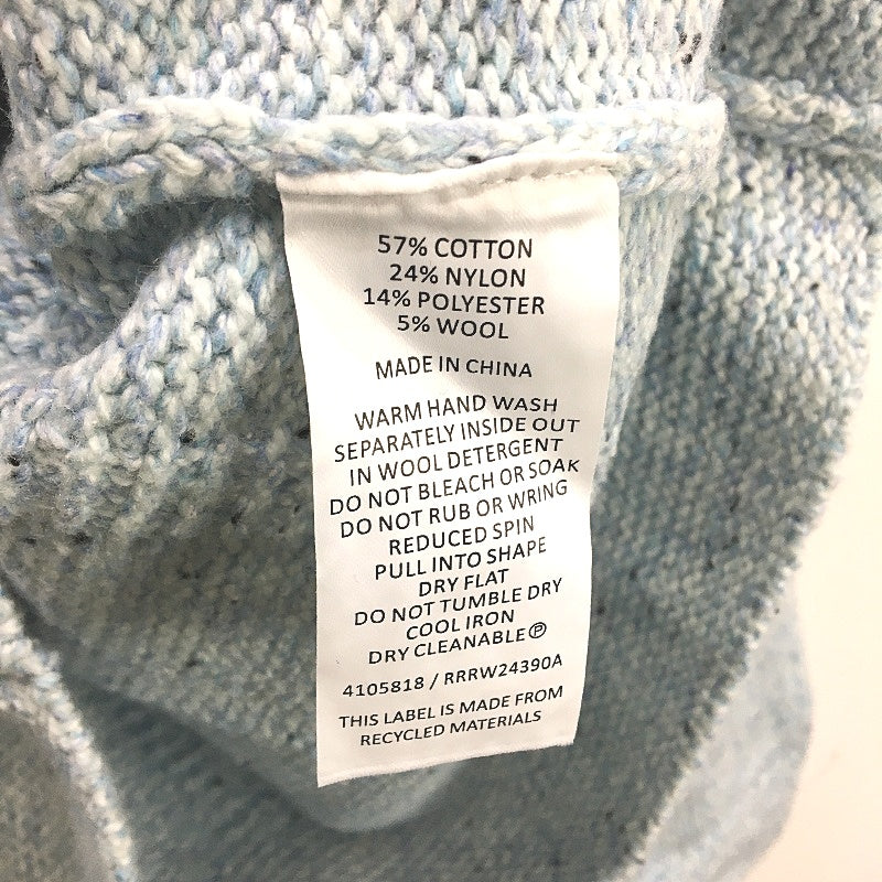 Regatta Light Blue Fleck Raglan Sleeve Pearl Knit Jumper Ladies Sz 10 NEW - Image 5
