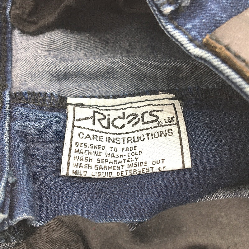 Riders by Lee Dark Blue Slim Leg High Rise Denim Jeans Ladies Size 30 - Image 4