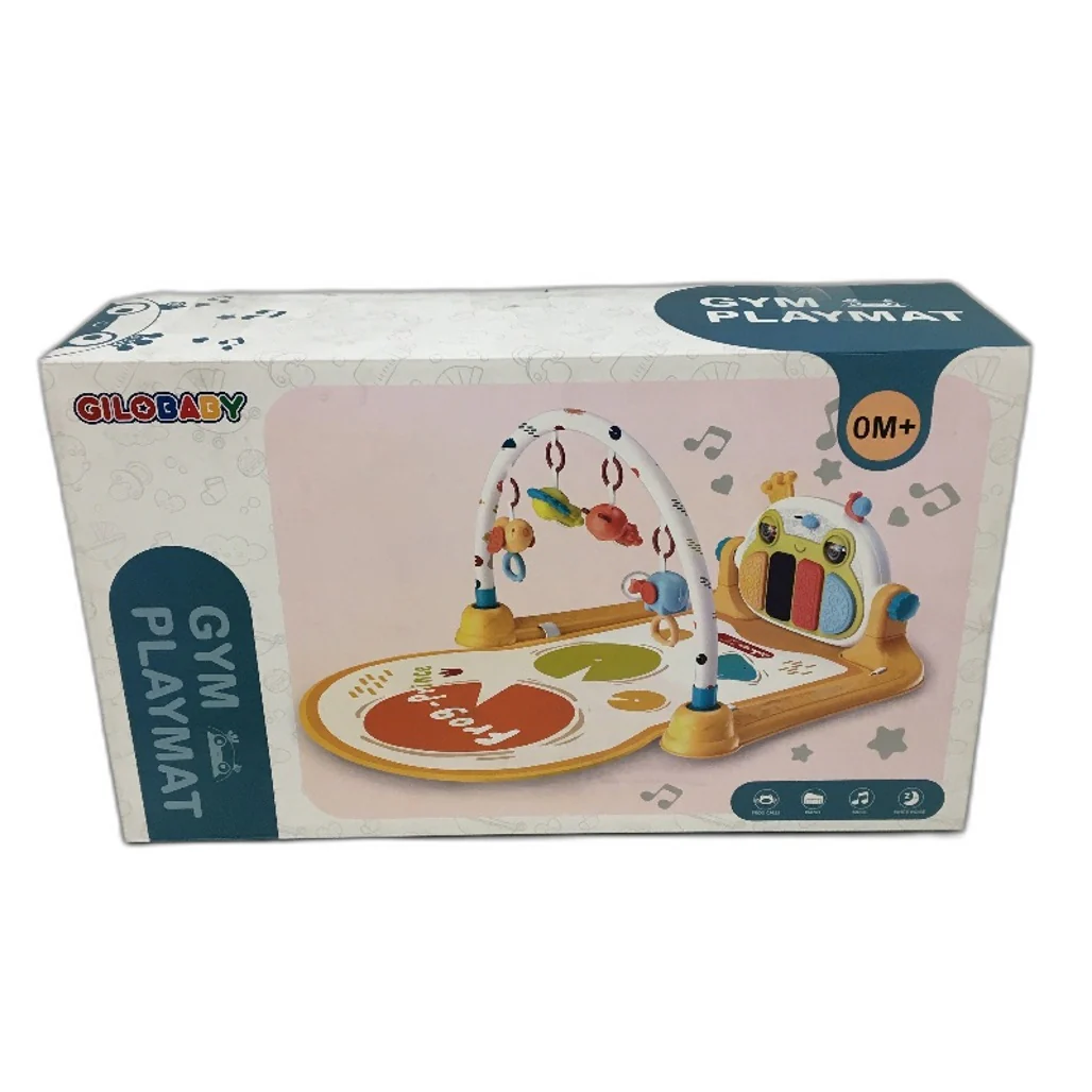GILOBABY Gym Baby Activity Playmat with Kick and Play Musical Piano NEW - Image 2