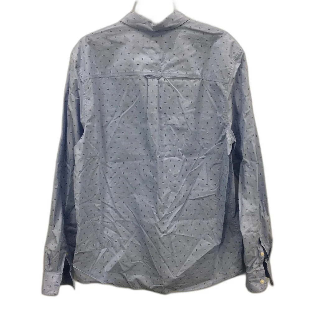 Jeanswest 2 Pack Blue With Pattern Cotton LSleeve Casual Shirts Mens Size L NEW - Image 3
