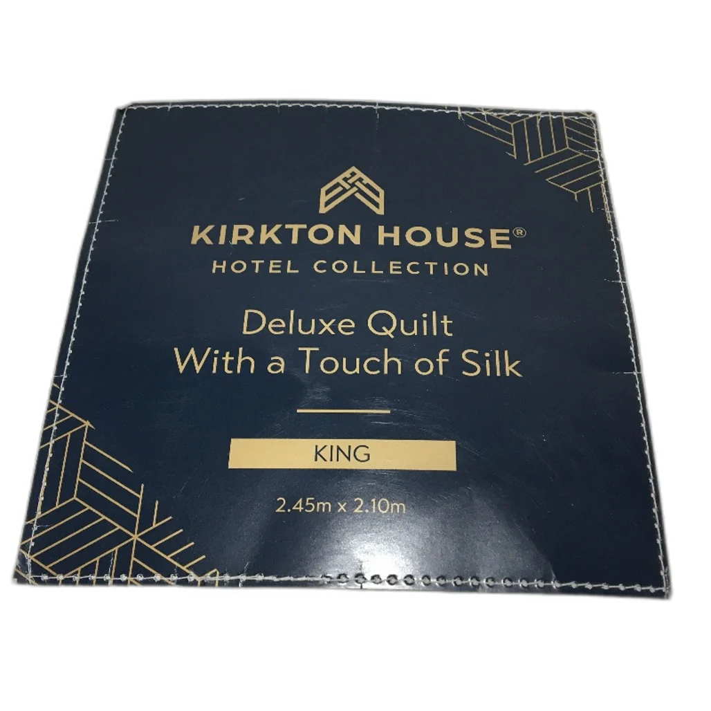 Kirkton House 375TC Cotton Cover Touch Of Silk Deluxe Quilt KING Size NEW - Image 4