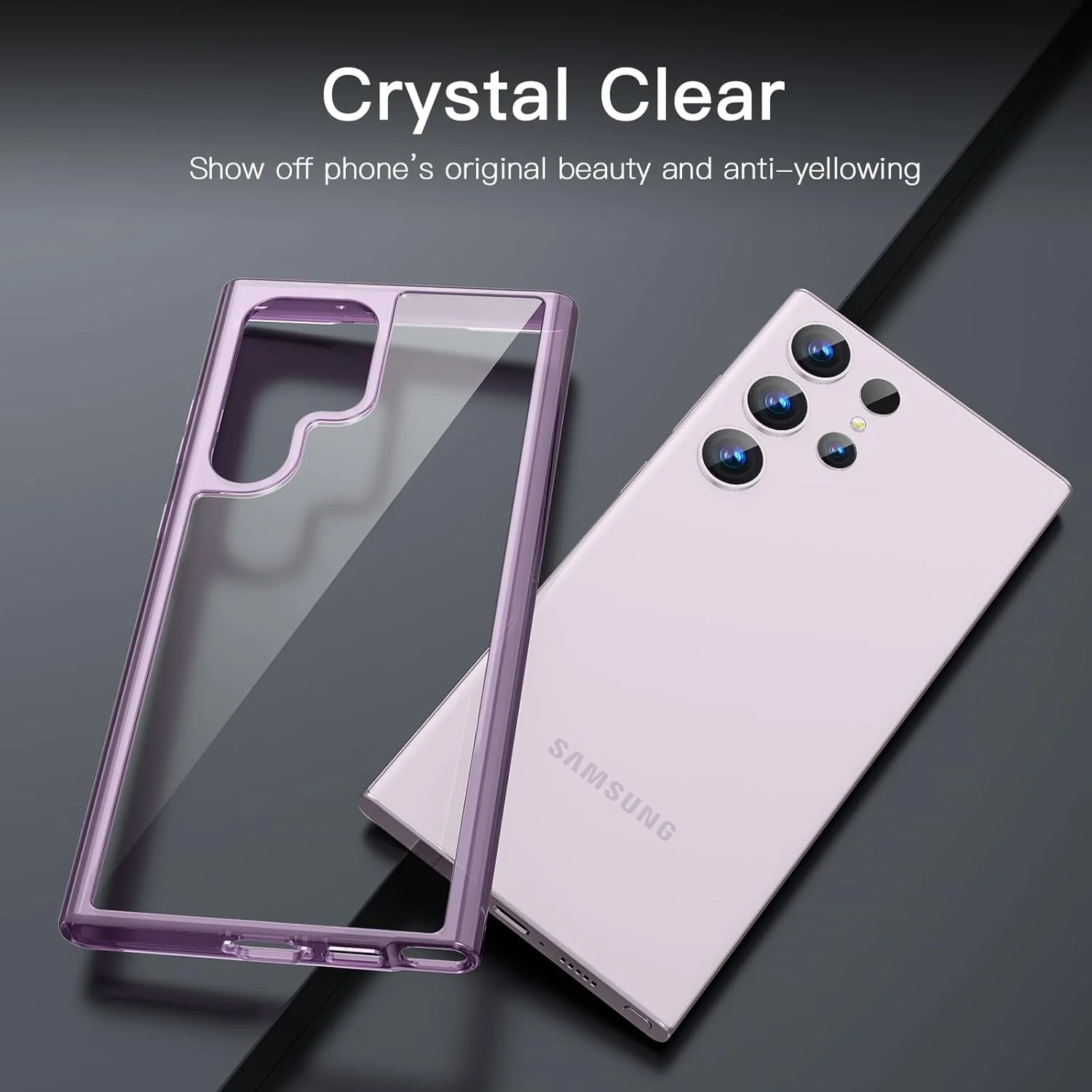 JETech Basic Case for Samsung Galaxy S23 Ultra 5G 6.8-Inch Non-Yellowing DEMO - Image 3