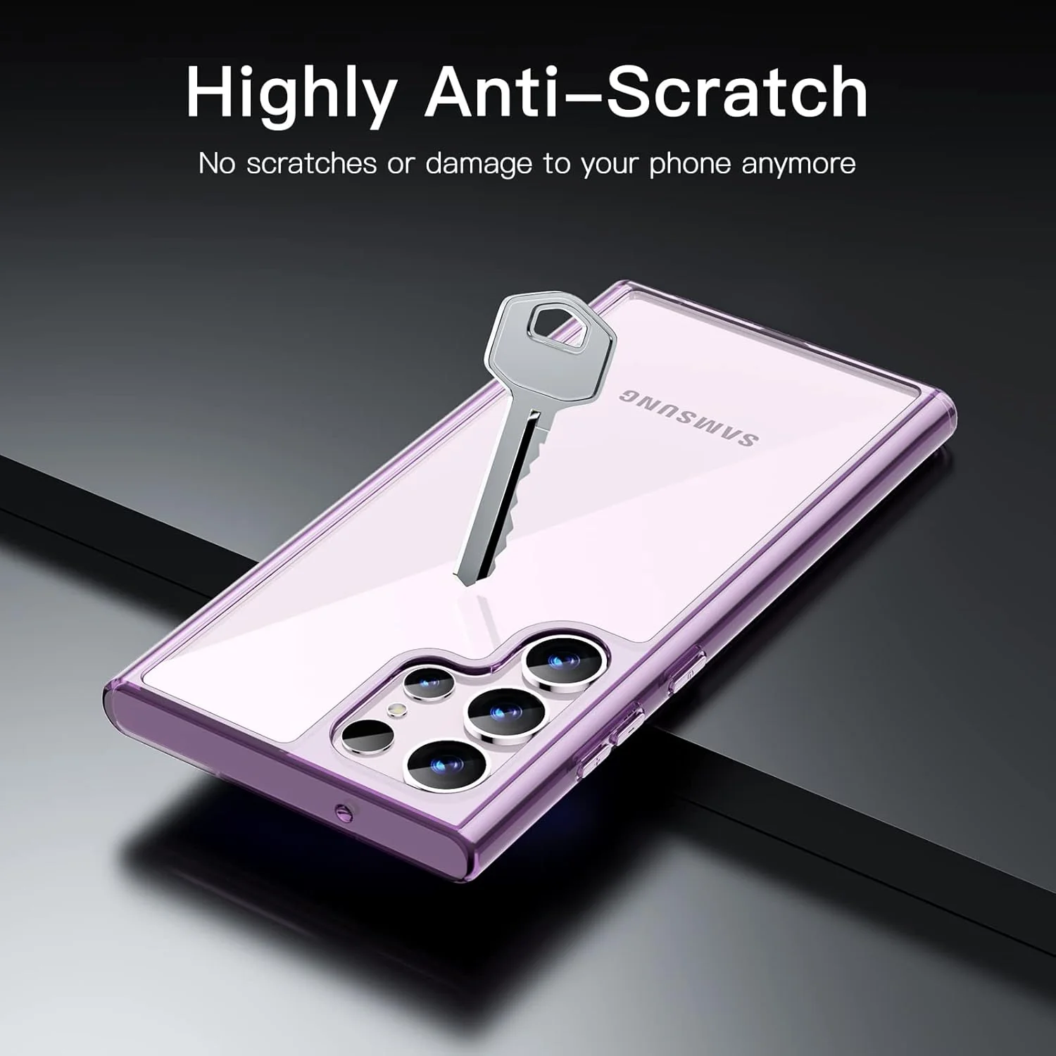 JETech Basic Case for Samsung Galaxy S23 Ultra 5G 6.8-Inch Non-Yellowing DEMO - Image 4