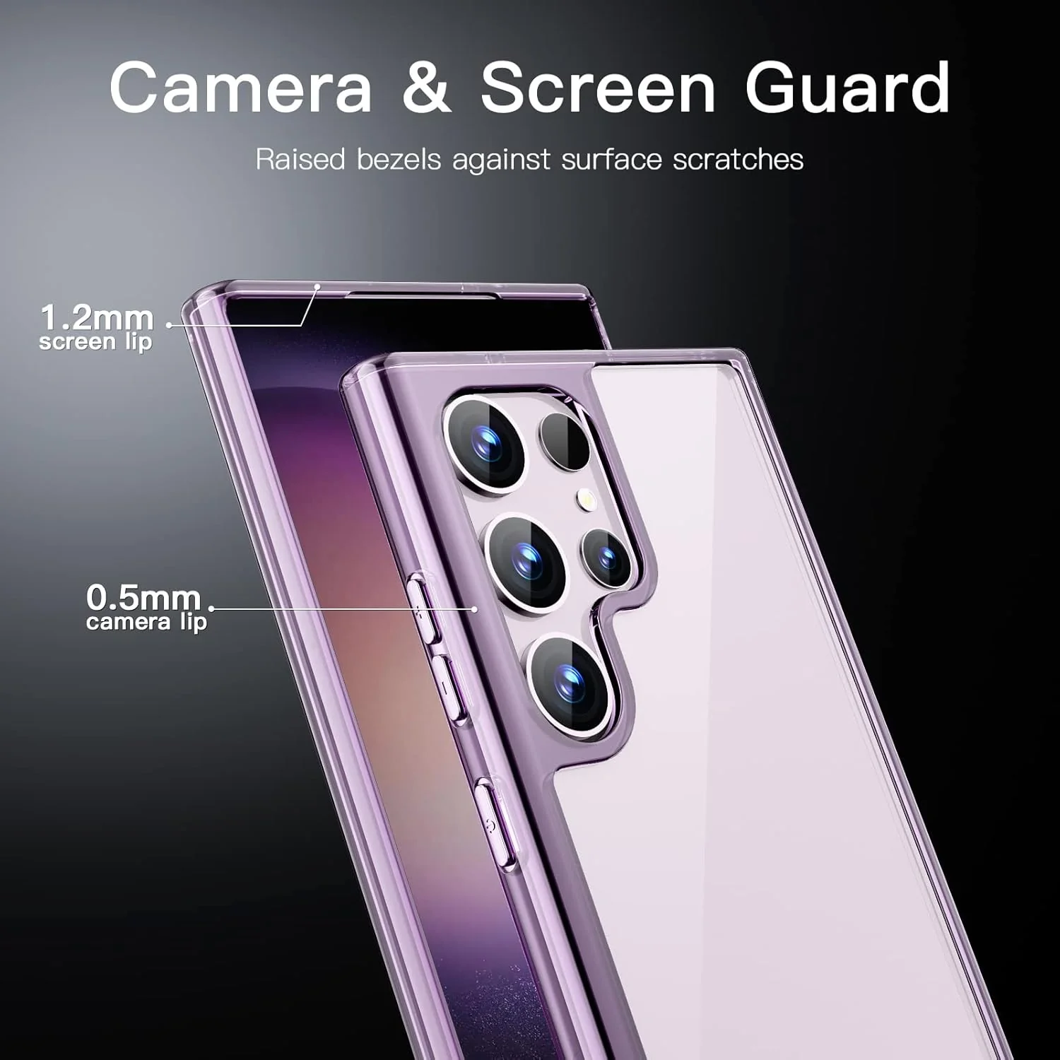 JETech Basic Case for Samsung Galaxy S23 Ultra 5G 6.8-Inch Non-Yellowing DEMO - Image 5