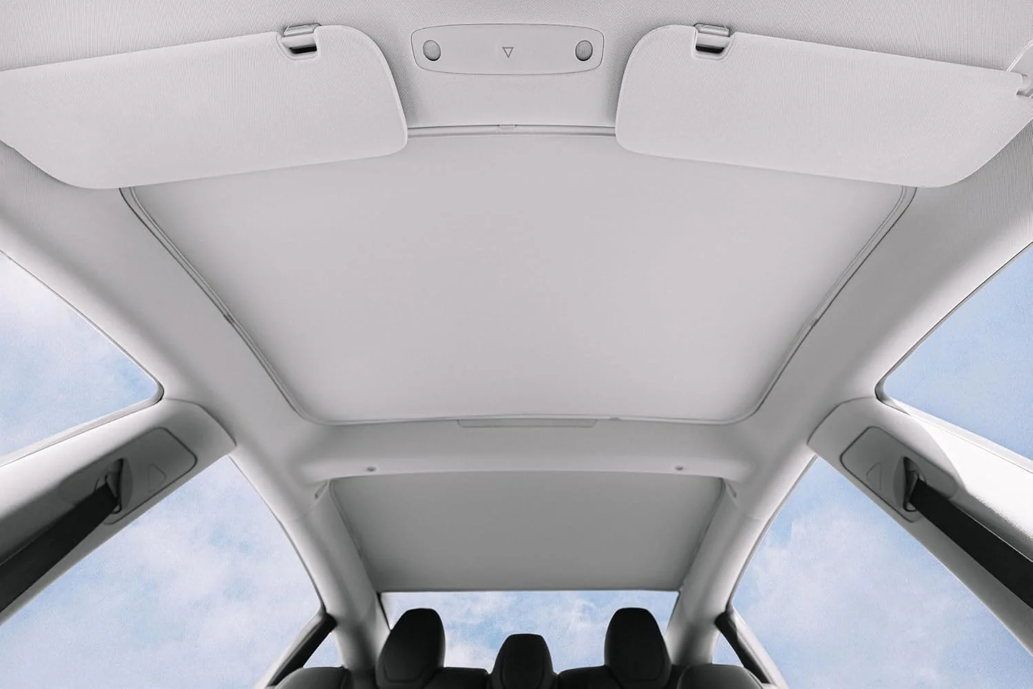 VION Grey Tesla Model 3 Roof Sunshades - Precision Fit Full Coverage DEMO - Image 3