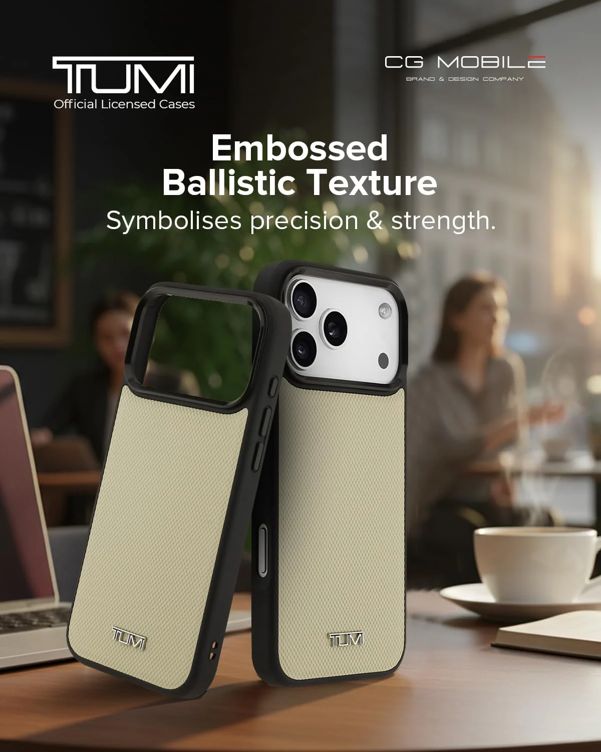 CG MOBILE Basic Cases Protective Case for iPhone 17 Pro Embossed Balistic NEW - Image 2