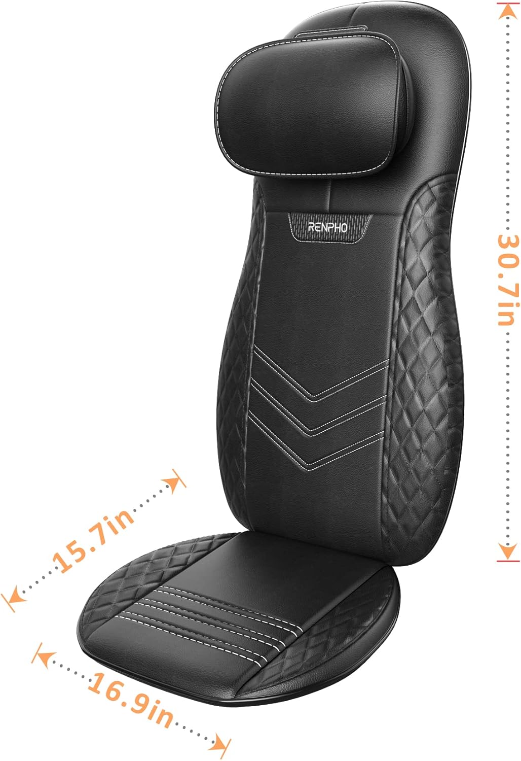 RENPHO Shiatsu Massage Chair Seat with Heat for Back, Neck & Shoulders DEMO - Image 7