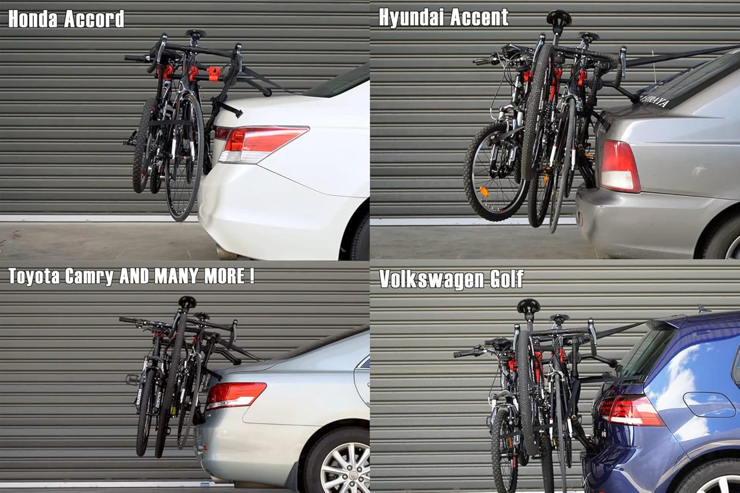 Venzo Universal 3-Bike Rack for Car SUV - Adjustable Arm Length Carrier DEMO - Image 9