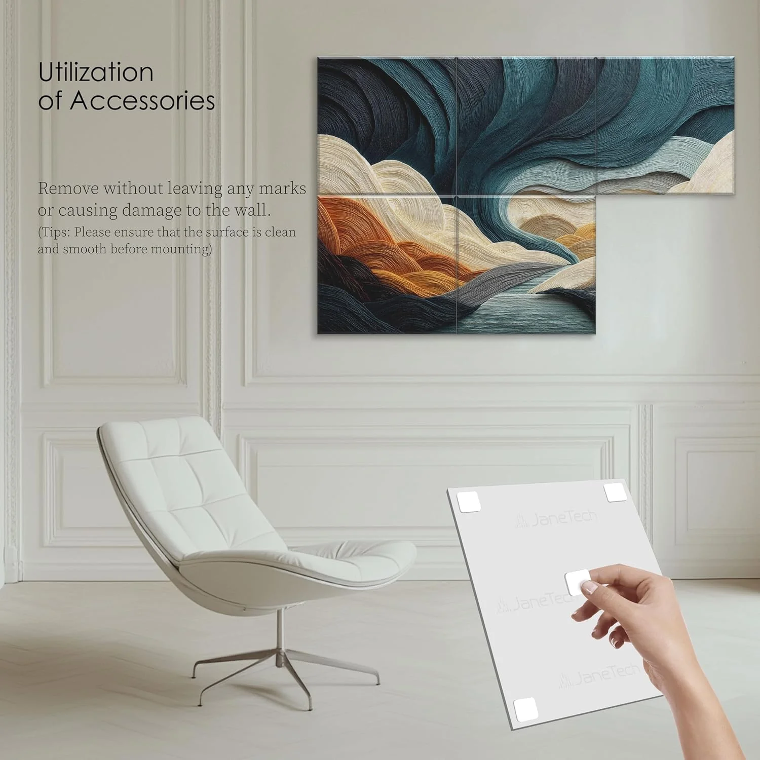 JaneTech Acoustic Wall Panels - Soundproof Room Treatment, 180x120cm Size NEW - Image 6
