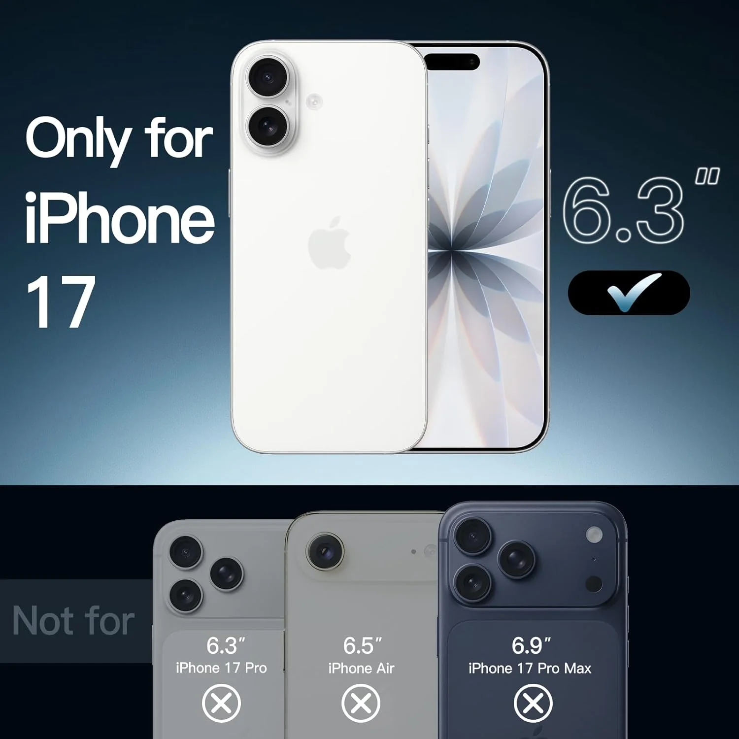 JETech Magnetic Basic Cases Shockproof Clear Case for iPhone 6 3-Inch, DEMO - Image 2