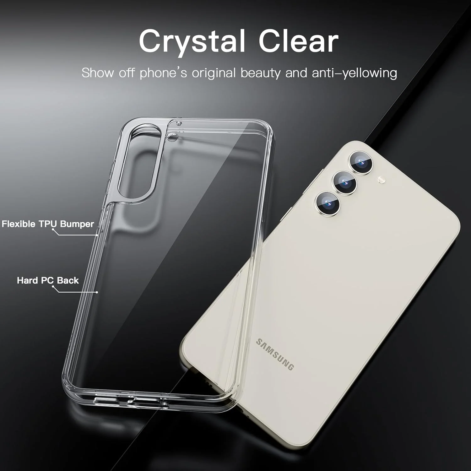 JETech Basic Cases for Samsung Galaxy S23 5G 6.1-Inch Non-Yellowing NEW - Image 3