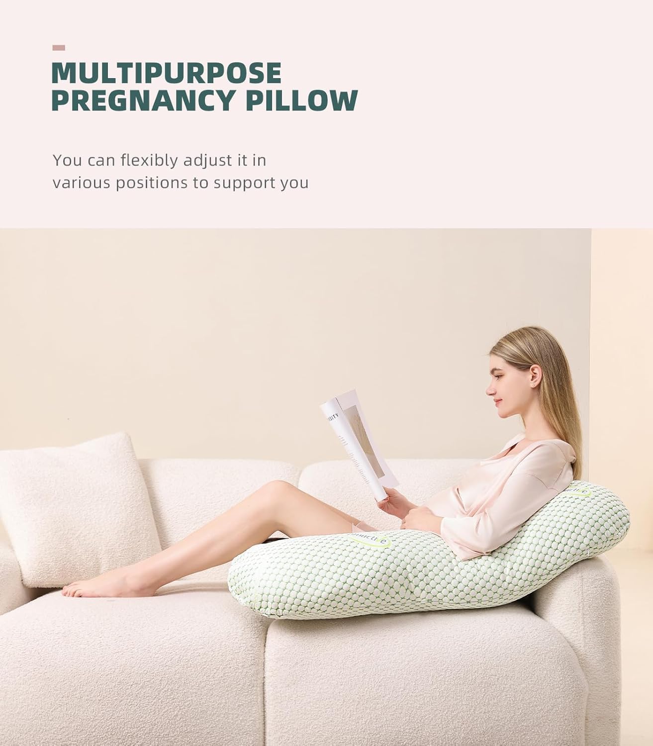 Cozioz Comfortable Maternity & Body Pillows Pregnancy Maternity Body Pillow NEW - Image 5