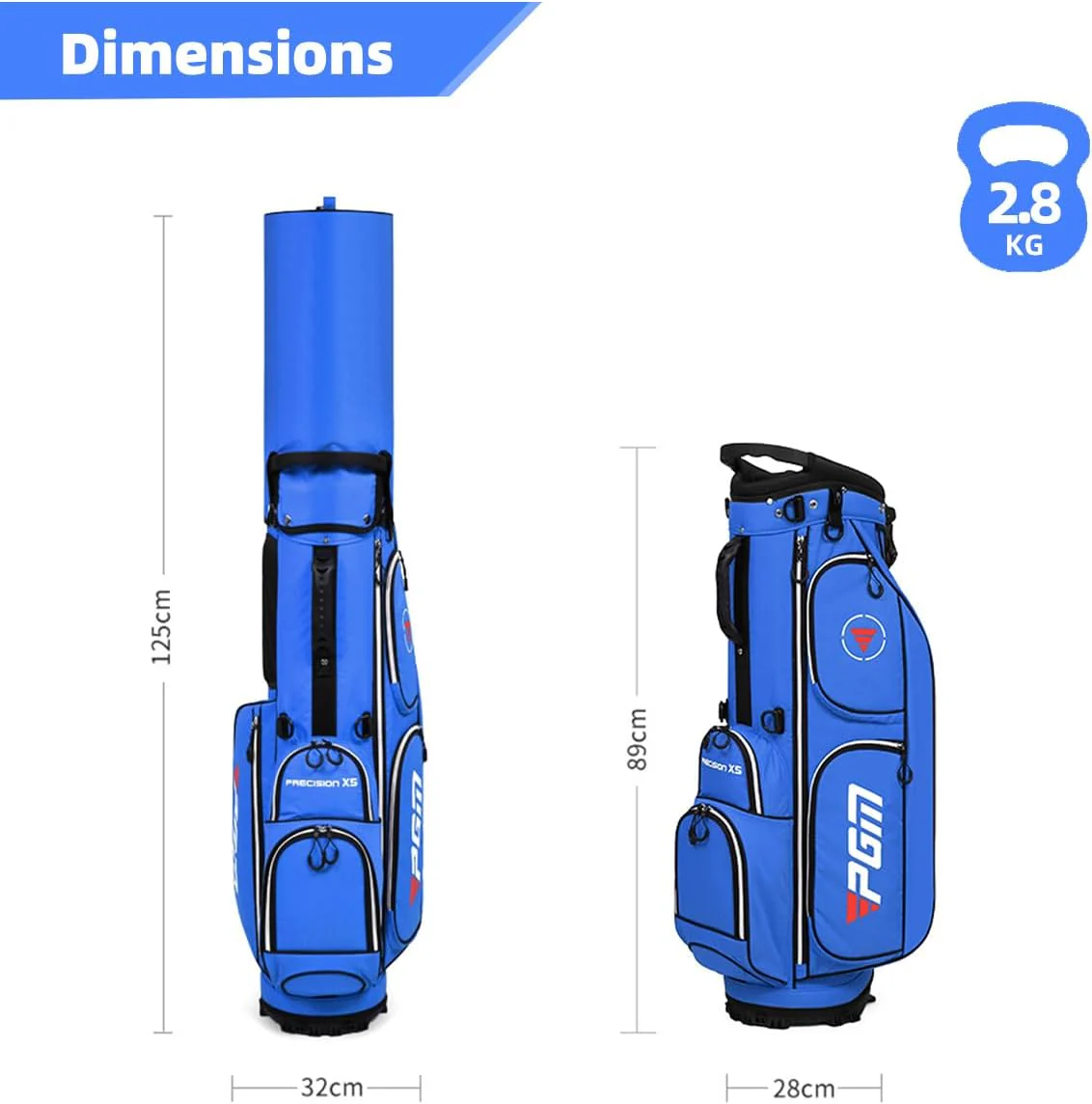 Leap Sports Ultralight Golf Stand Bag with Bracket, Black - Lightweight & NEW - Image 3