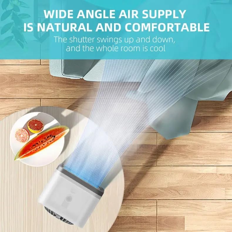 UniPro GOODS Portable Mini Air Conditioner Rechargeable Cooling Fan White NEW - Image 4