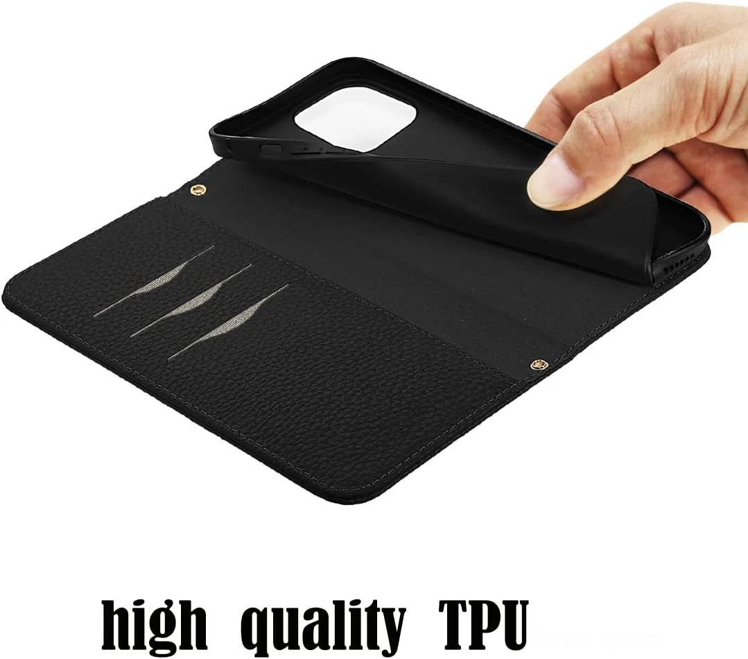 NanHou RFID Blocking Leather Flip Wallet Case with Magnetic Closure DEMO - Image 5