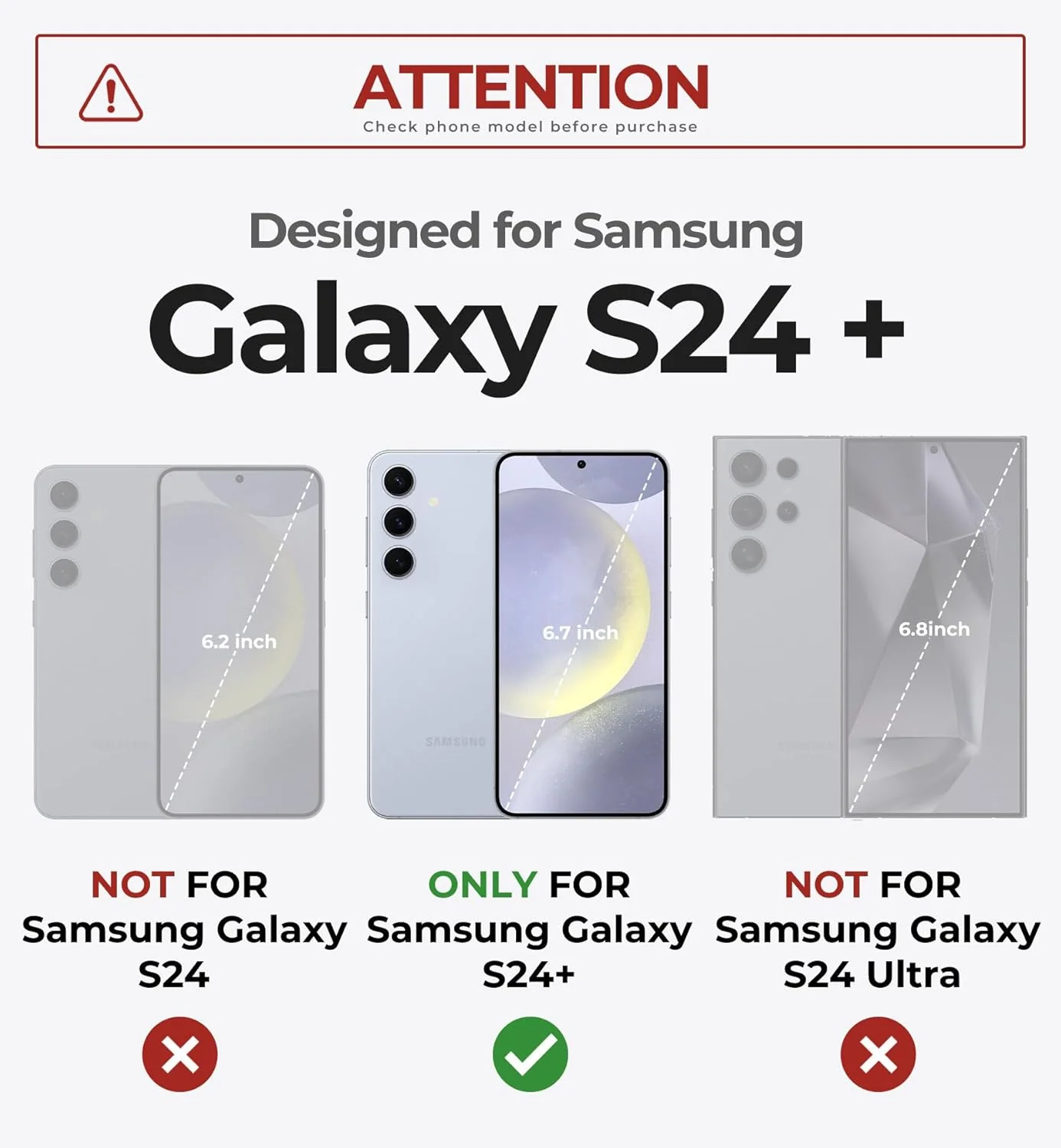 Dexnor Magnetic Basic Cases Case for Samsung Galaxy S24 Plus with DEMO - Image 2