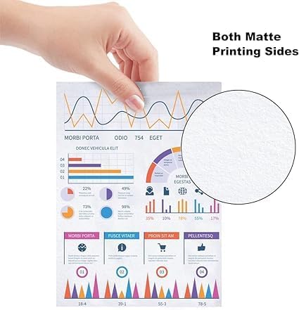 INKUWAY Thick Matte Double-Sided Photo Paper, 260gsm, 60 Sheets, Inkjet DEMO - Image 5