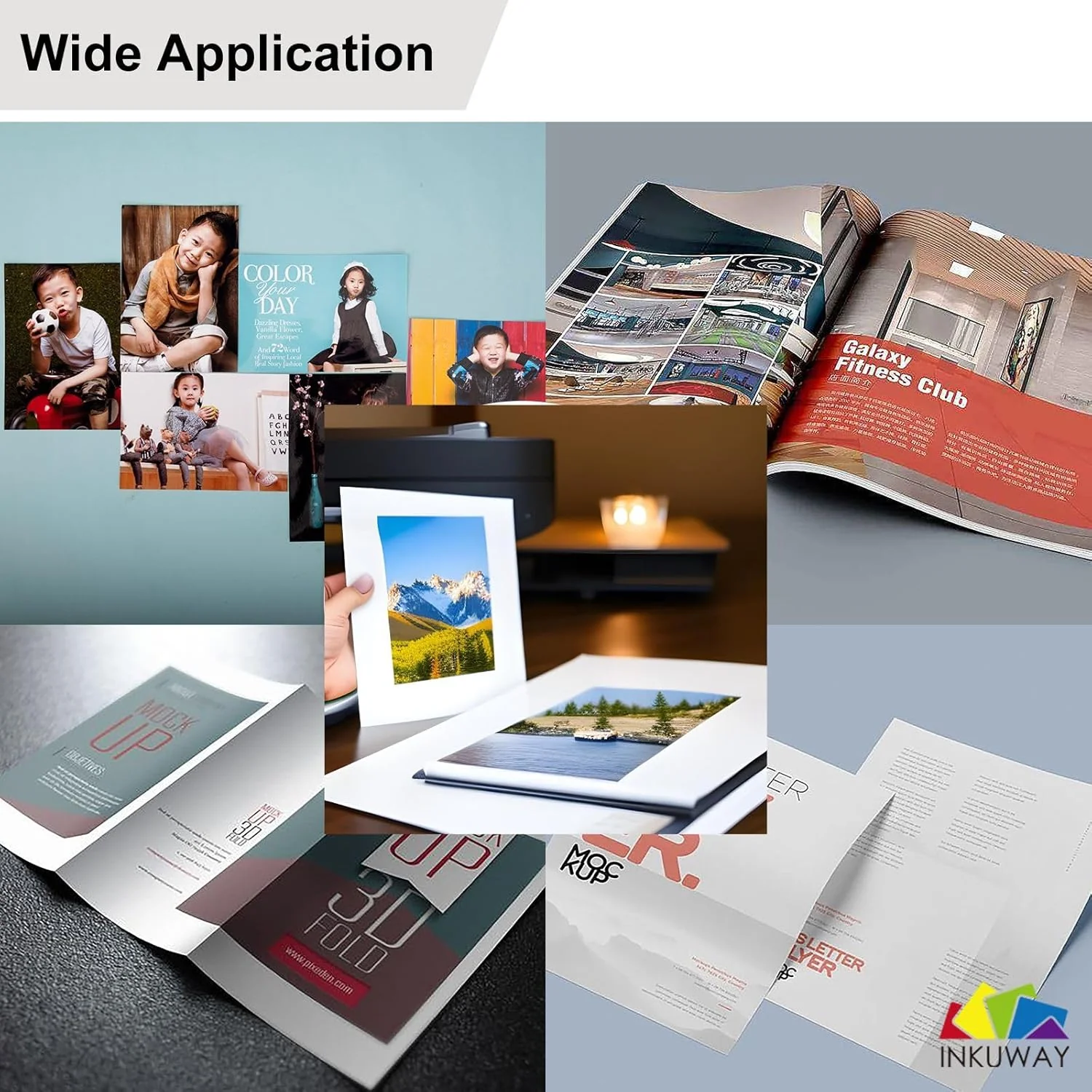 INKUWAY Thick Matte Double-Sided Photo Paper, 260gsm, 60 Sheets, Inkjet DEMO - Image 8