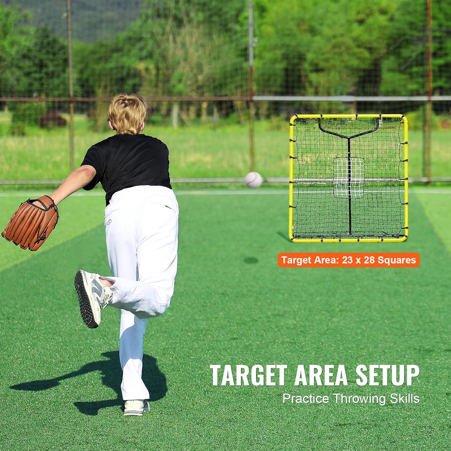 VEVOR Baseball Rebounder Net 4 x 4.5 Feet Pitchback Softball Training Size NEW - Image 4