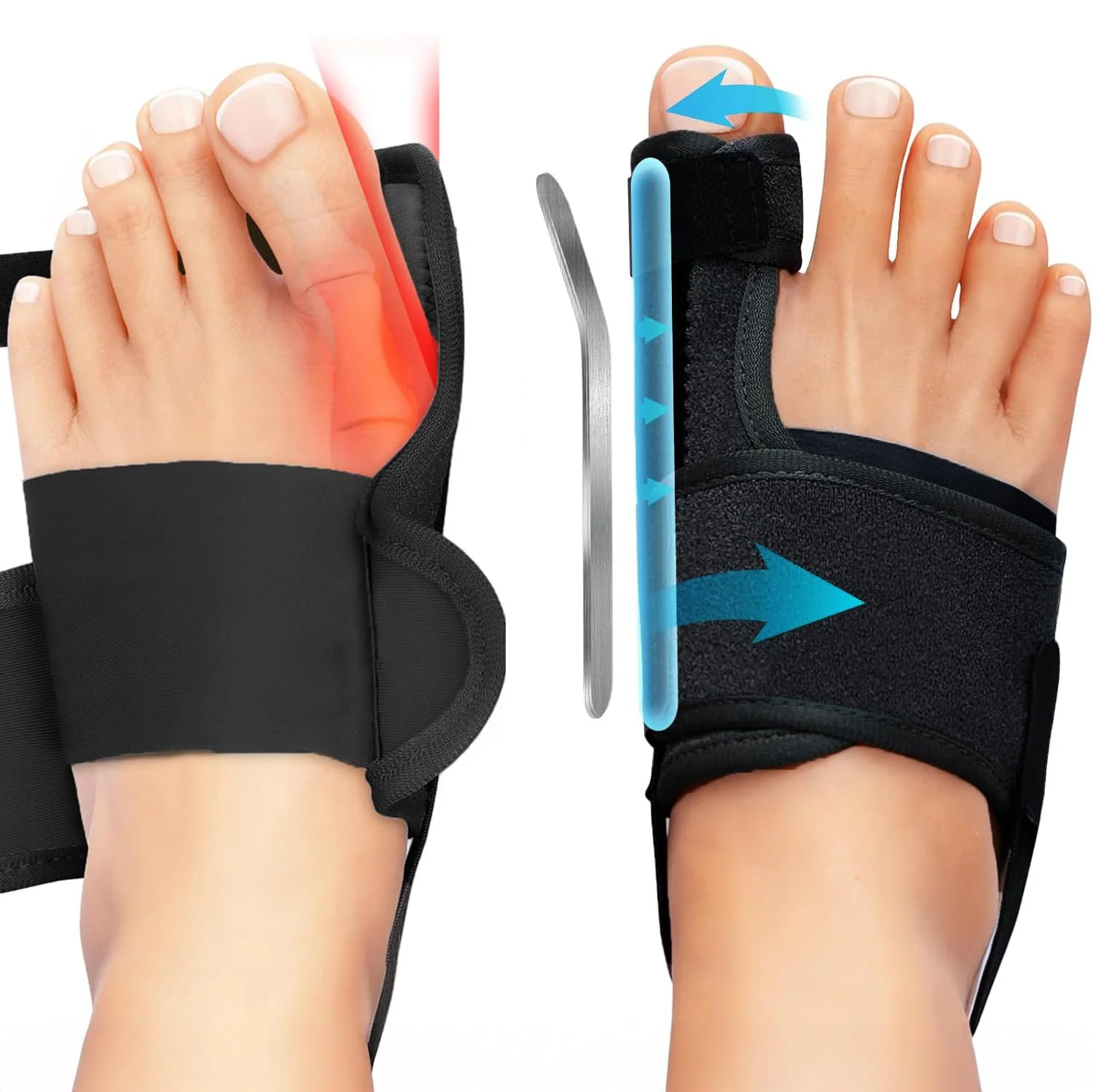 VISOOP Toe Straighteners Bunion Corrector Alignment Bar Support Device in DEMO