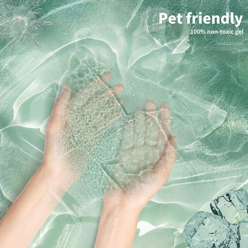 PAWZ Pet Bed Mats Cooling Mat Gel Bed Pillow Self-Cooling Pad Green Size DEMO - Image 6