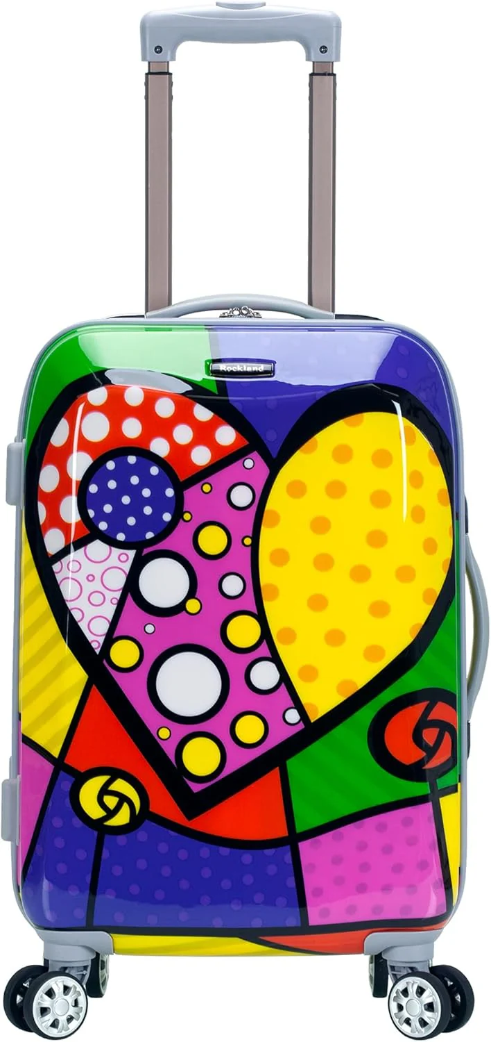 Rockland Heart 2-Piece Hardside Spinner Luggage Set, 20-Inch and 28-Inch NEW - Image 2