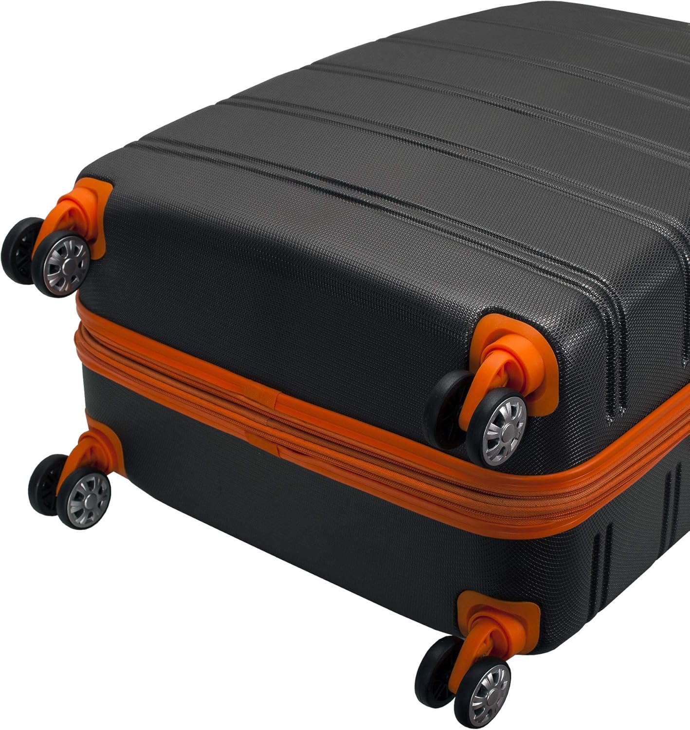 Rockland Hardside Expandable Spinner Wheel Luggage, Charcoal, One Size, DEMO - Image 5