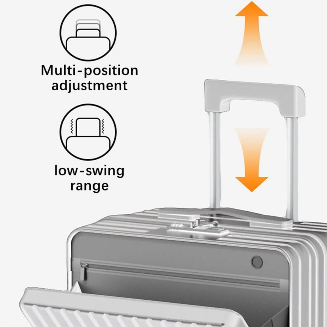 Frafuo Unisex Carry-Ons Carry-On Suitcase Hardshell Spinner Luggage with DEMO - Image 6