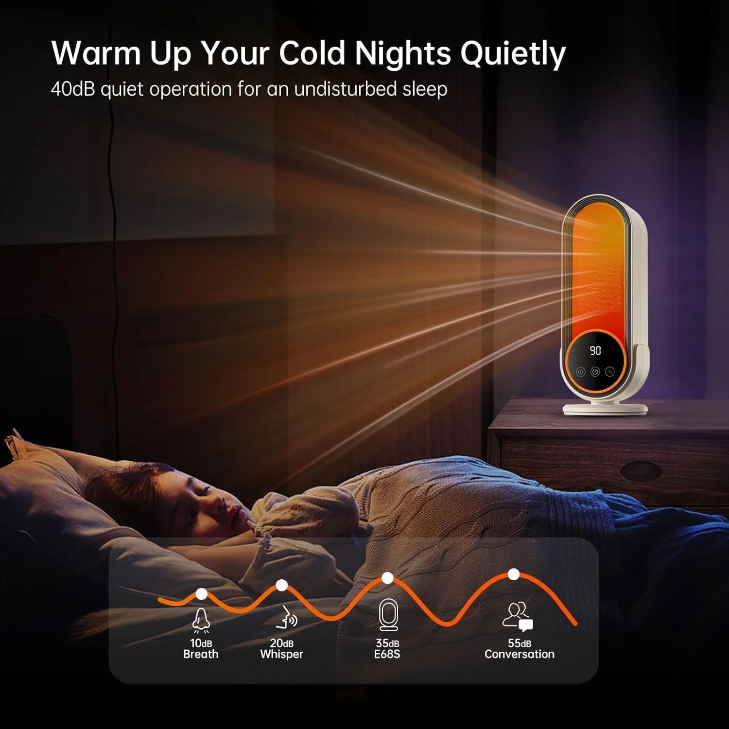 MisenFar Space Heater for Indoor Use Efficient Heating Overheat Protection DEMO - Image 5