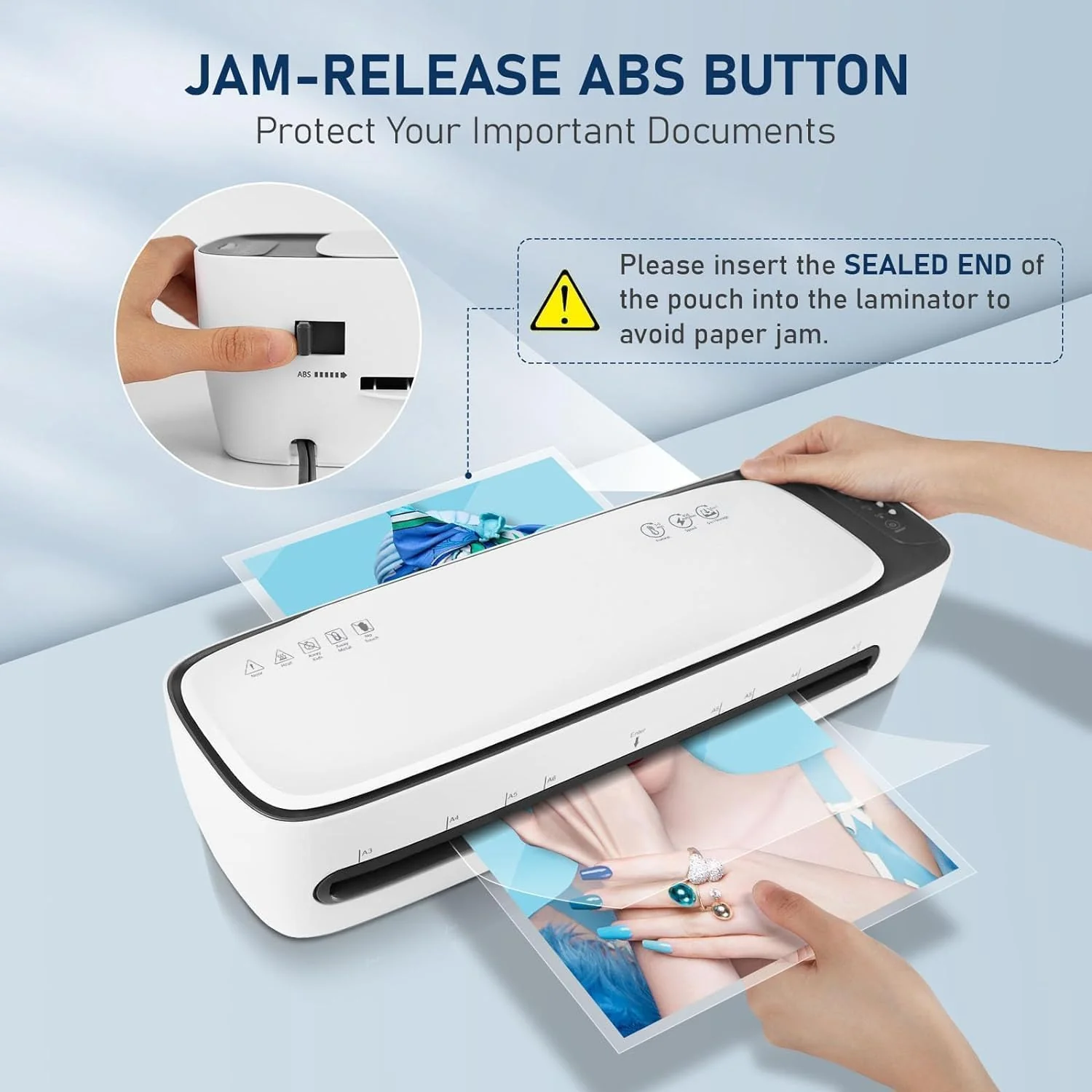 PFATURKHN A3 Thermal Laminator with Paper Trimmer Desktop Office Equipment DEMO - Image 5