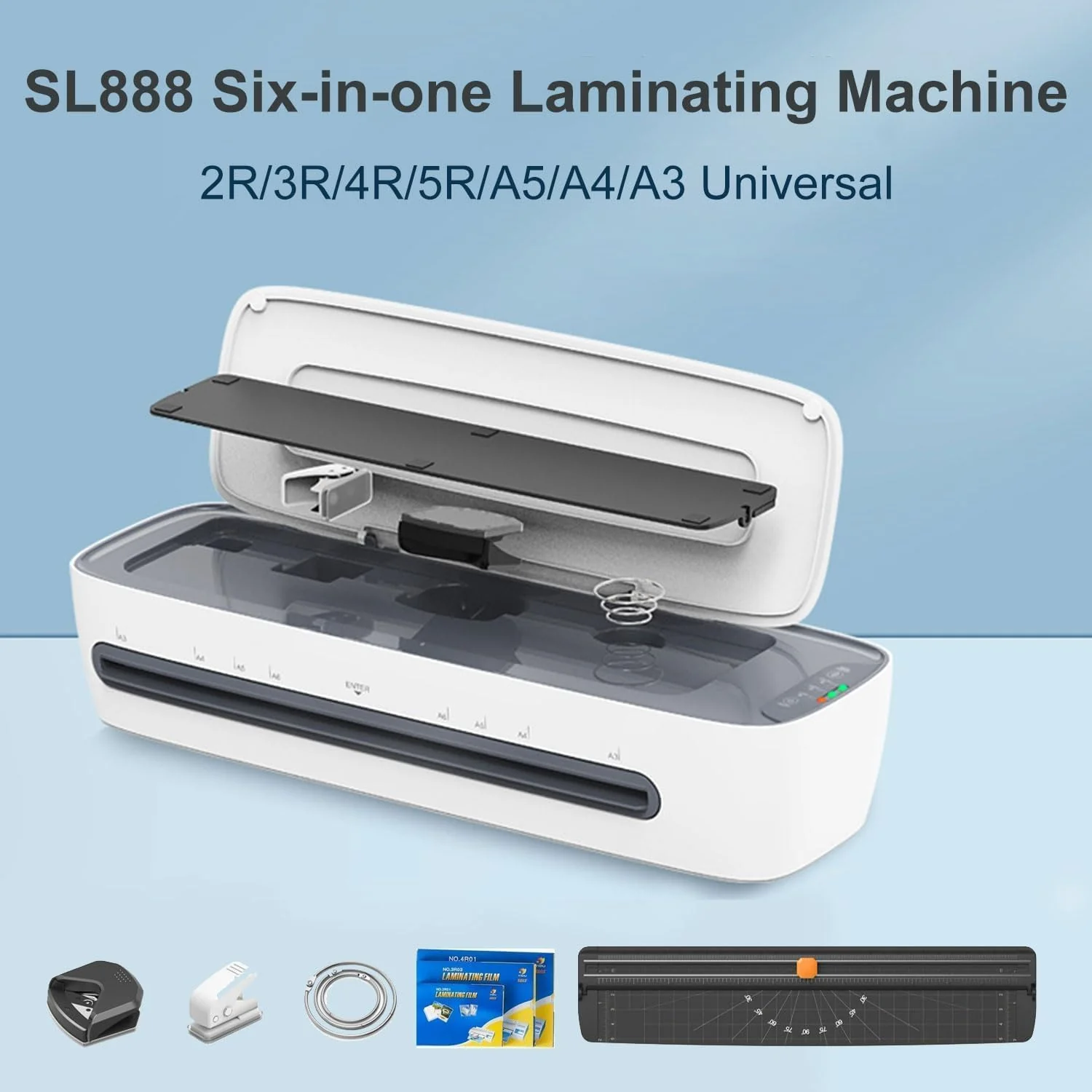 PFATURKHN A3 Thermal Laminator with Paper Trimmer Desktop Office Equipment DEMO - Image 8