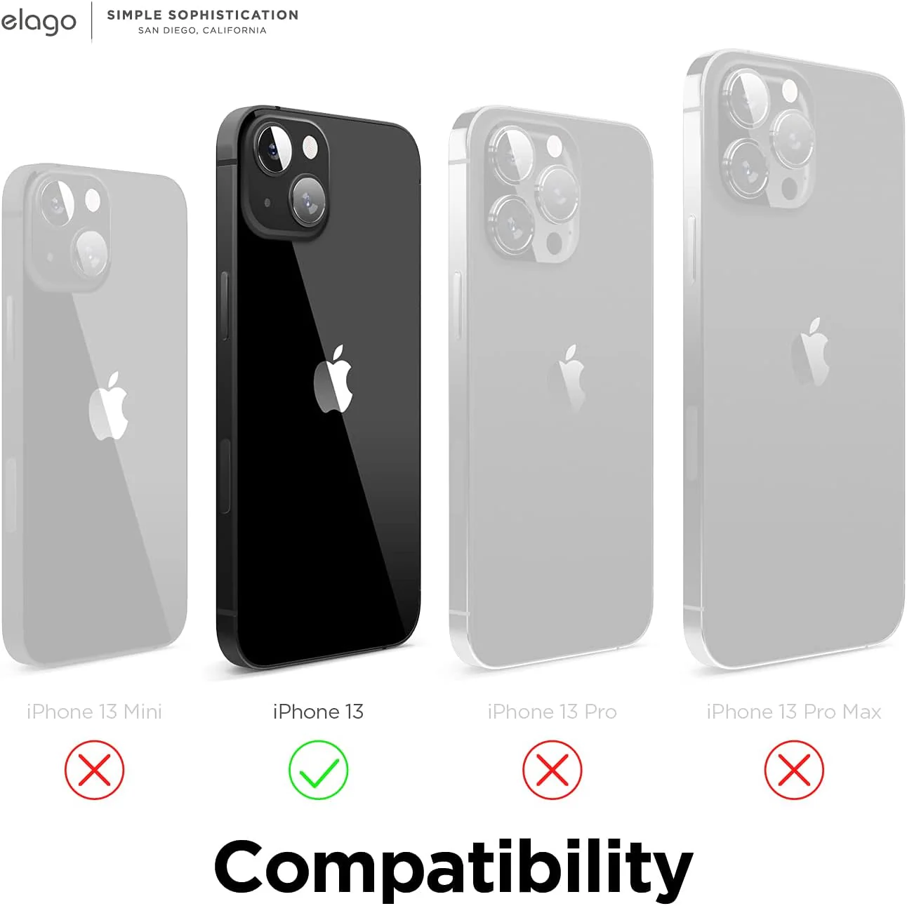 elago Liquid Silicone Phone Case for iPhone 13/14 Premium Protective Black NEW - Image 5