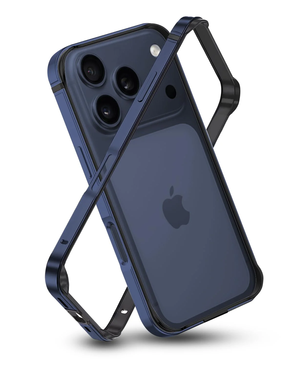 RAEGR Anodized Aluminum Bumper Phone Case for iPhone 17 Pro (2025) Dark Blue NEW