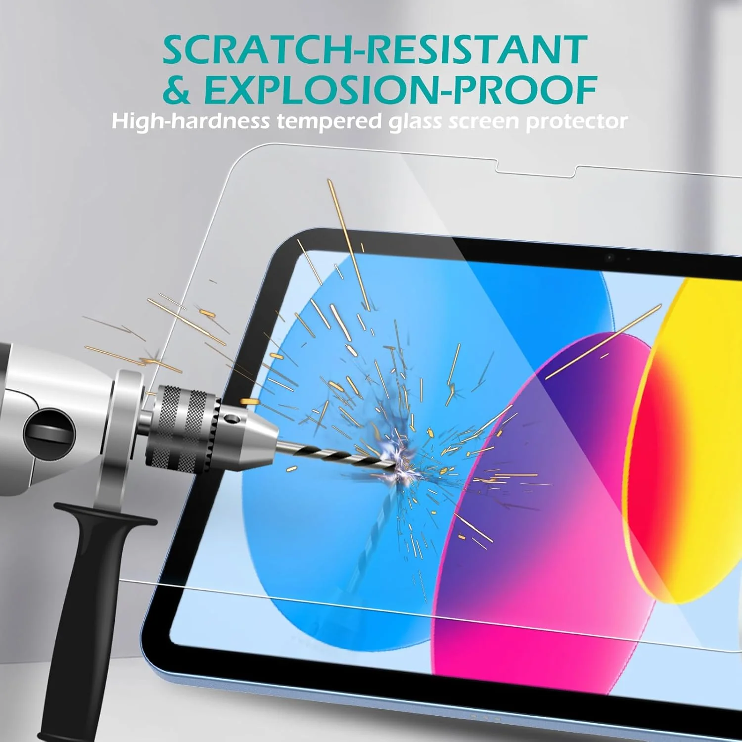 Transparent Tempered Glass Screen Protectors for iPad 10 2022 10.9 Size NEW - Image 4