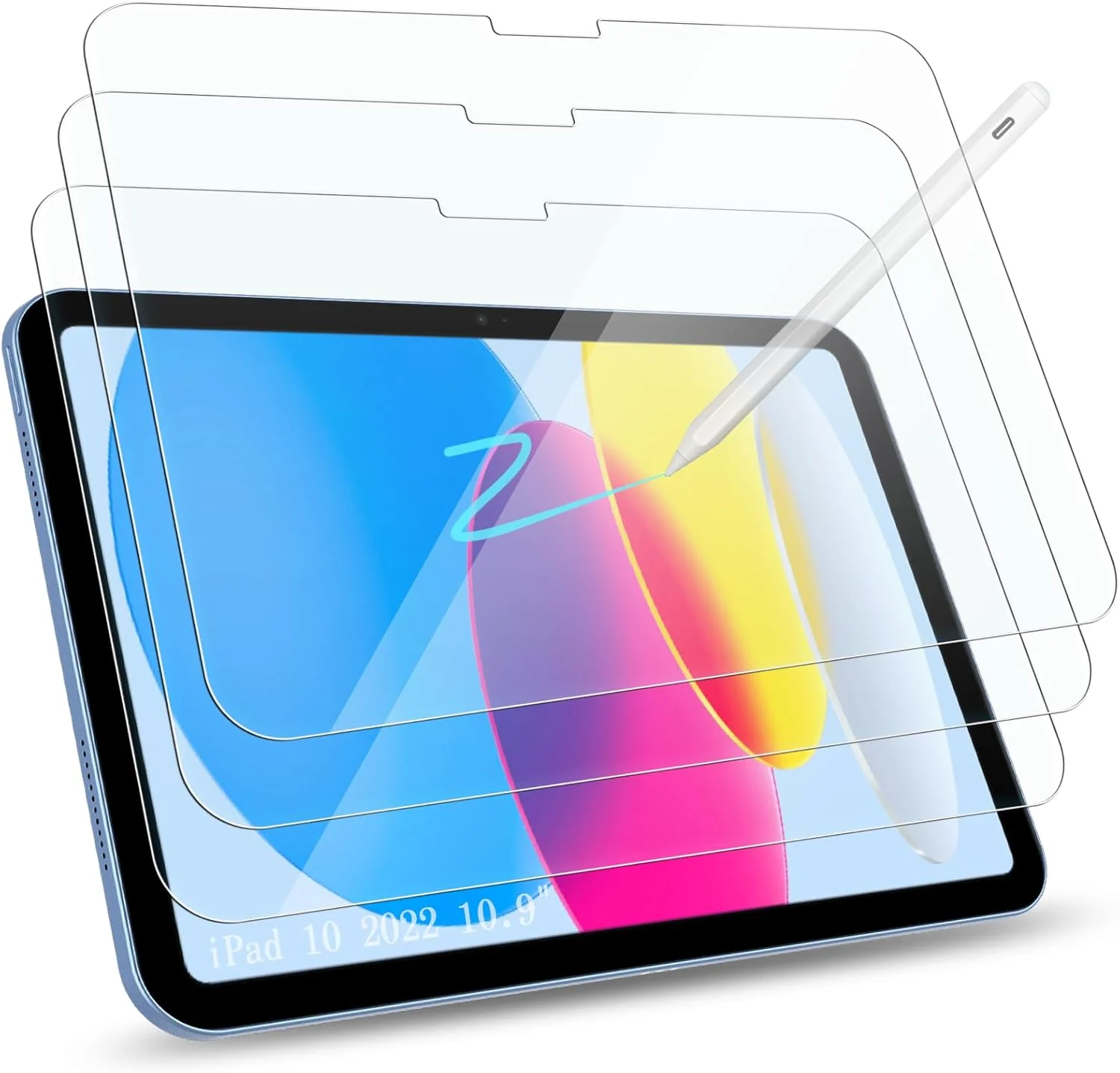 Transparent Tempered Glass Screen Protectors for iPad 10 2022 10.9 Size NEW - Image 7