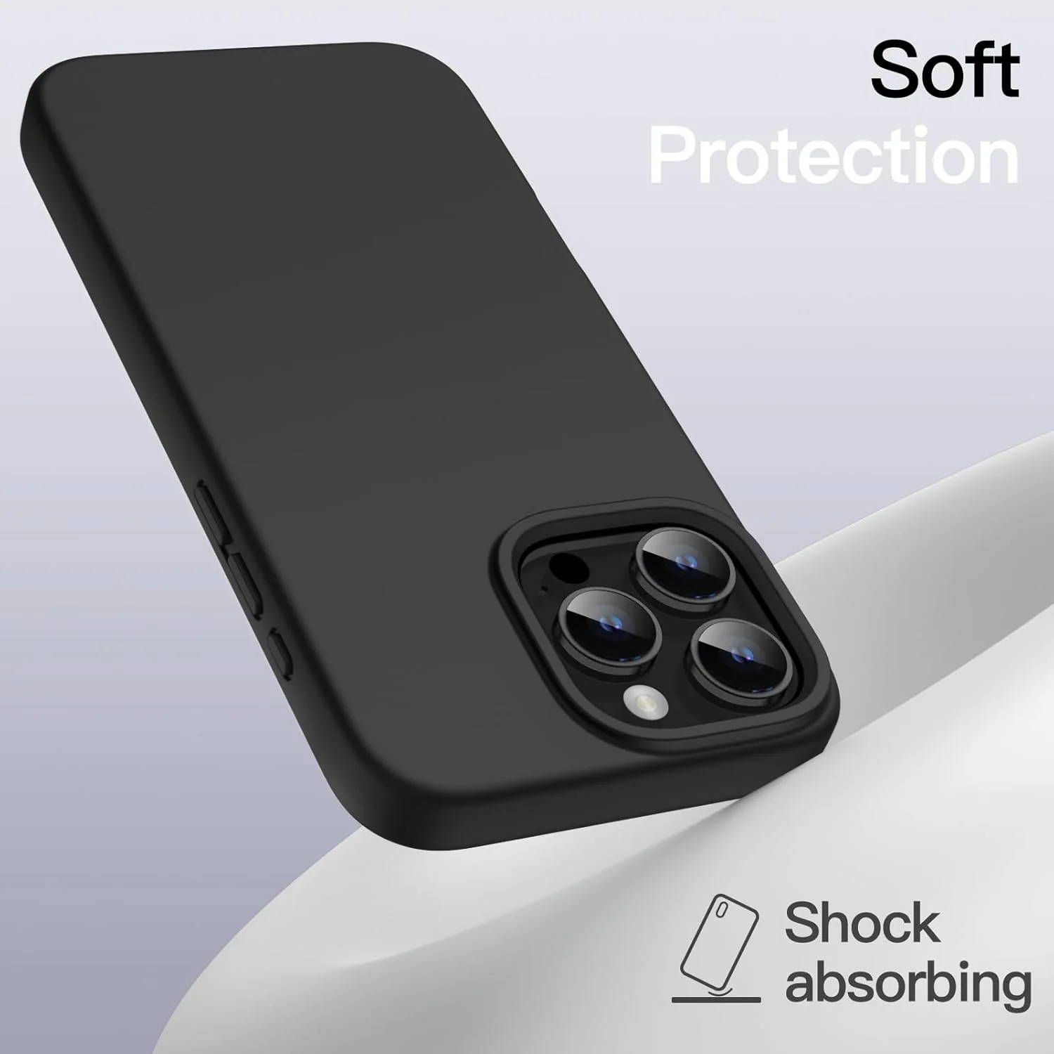 JETech Liquid Silicone Phone Case for iPhone 16 Pro Max 6.9-Inch Soft Touch NEW - Image 4