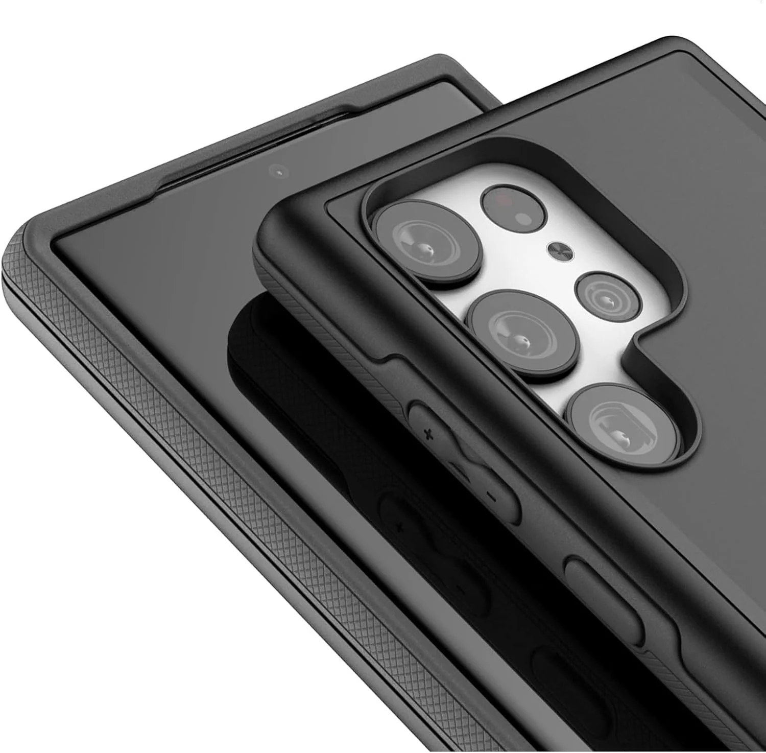 Encased Protective Black Phone Case for Samsung Galaxy S23 Ultra NEW - Image 2