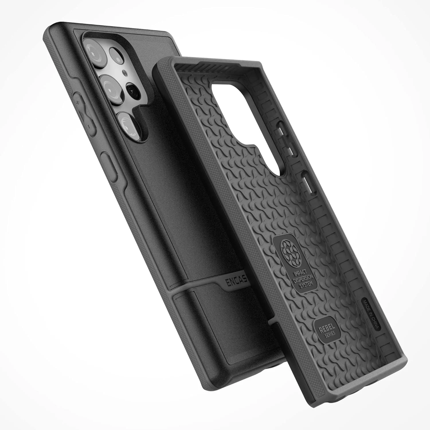Encased Protective Black Phone Case for Samsung Galaxy S23 Ultra NEW - Image 4