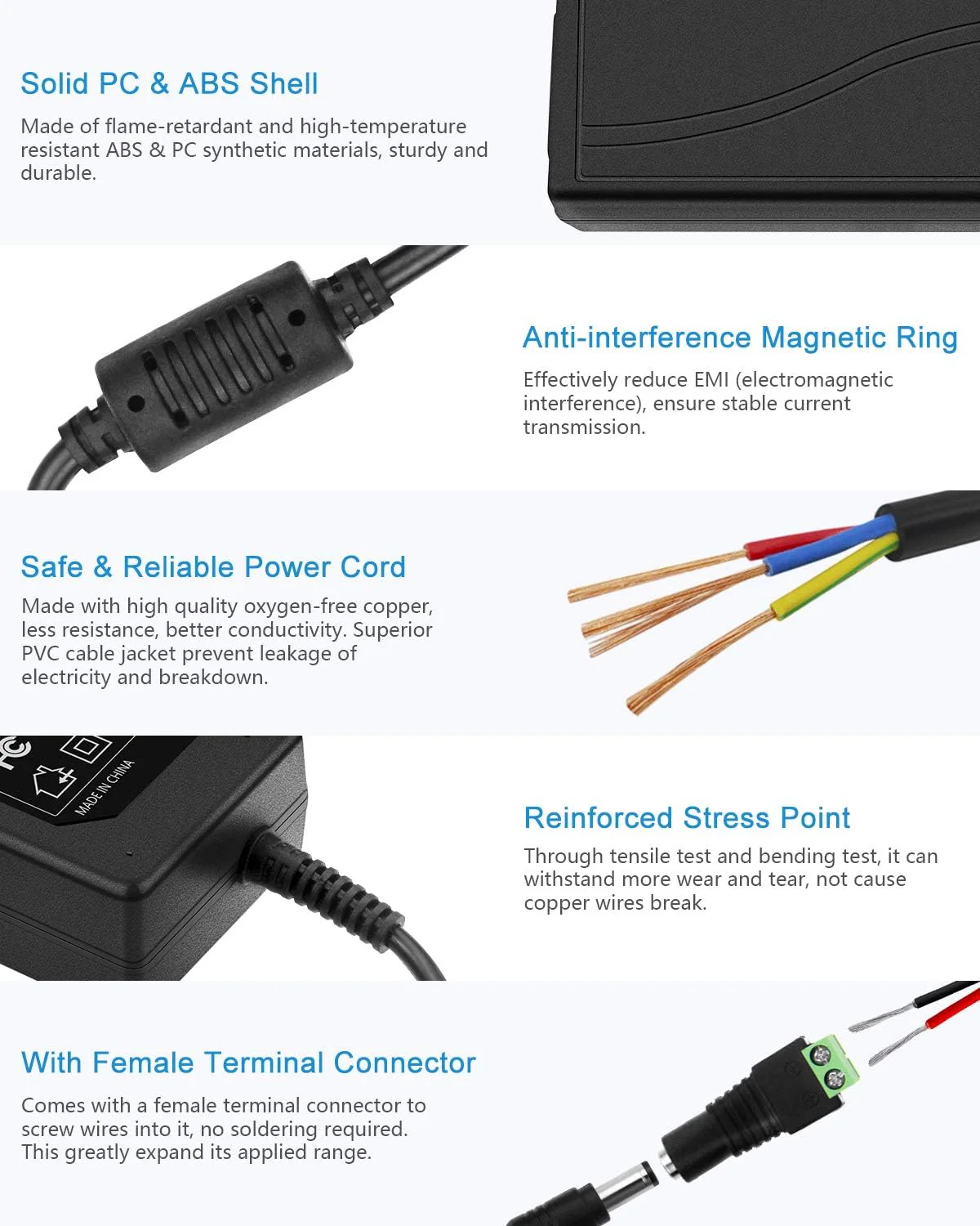 ALITOVE 72W AC Adapters AC to DC Adapter Power Supply Converter 220V 24V DEMO - Image 3