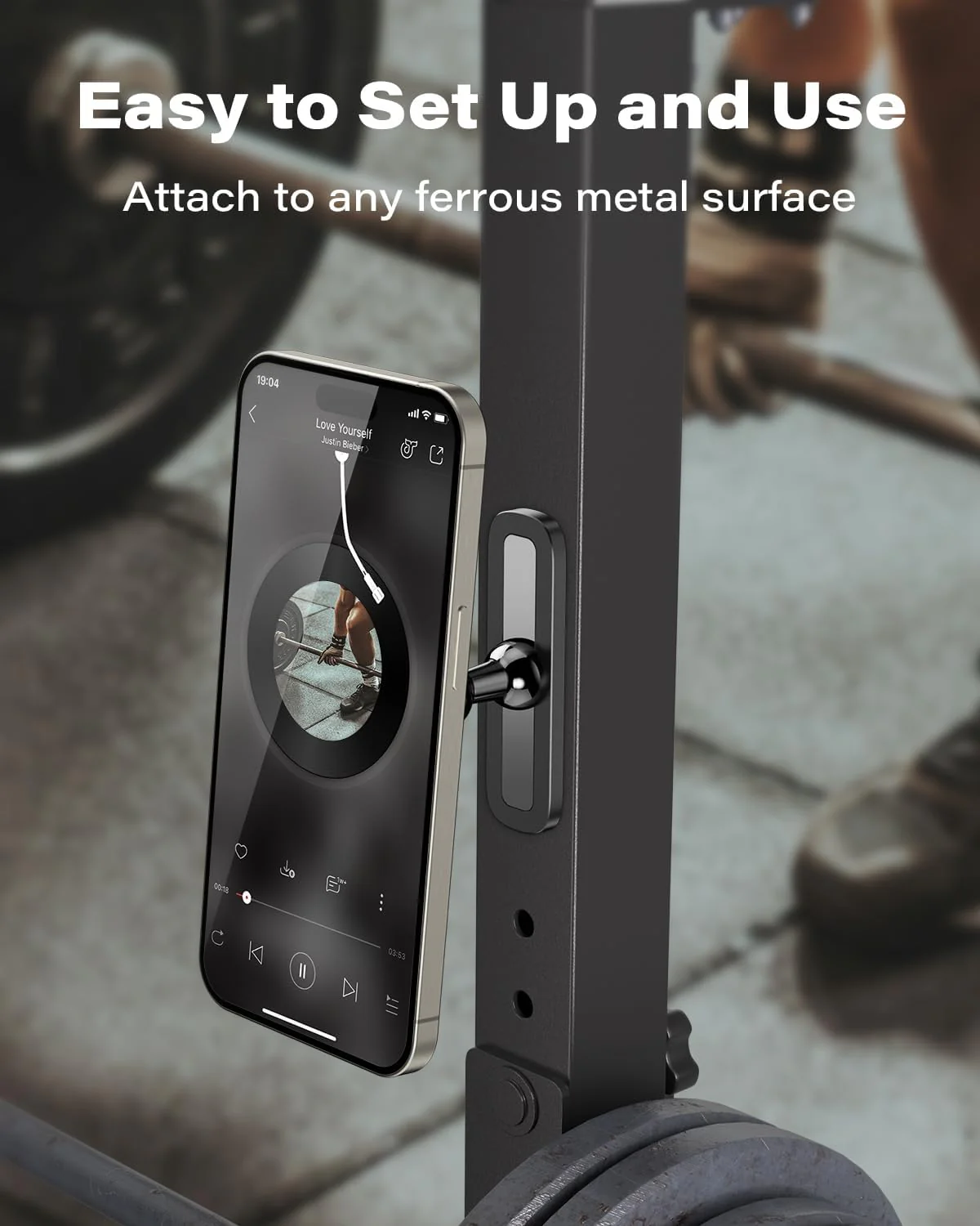 APPS2Car Magnetic Grips Phone Holder - Alloy Base Ball Joint Mount for Car NEW - Image 3