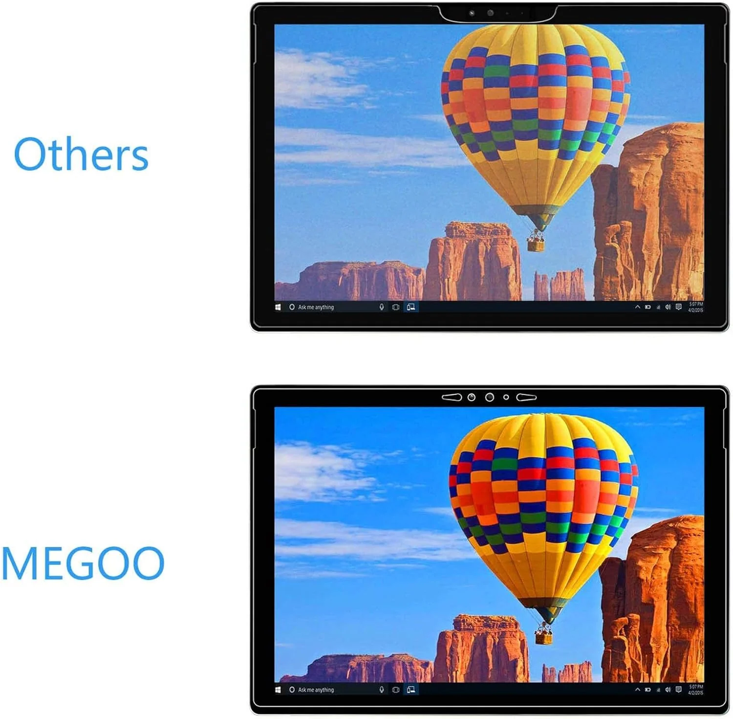 MEGOO Glass Screen Protector for Surface Pro 7 Plus/Pro Tempered HDX-Clear NEW - Image 6