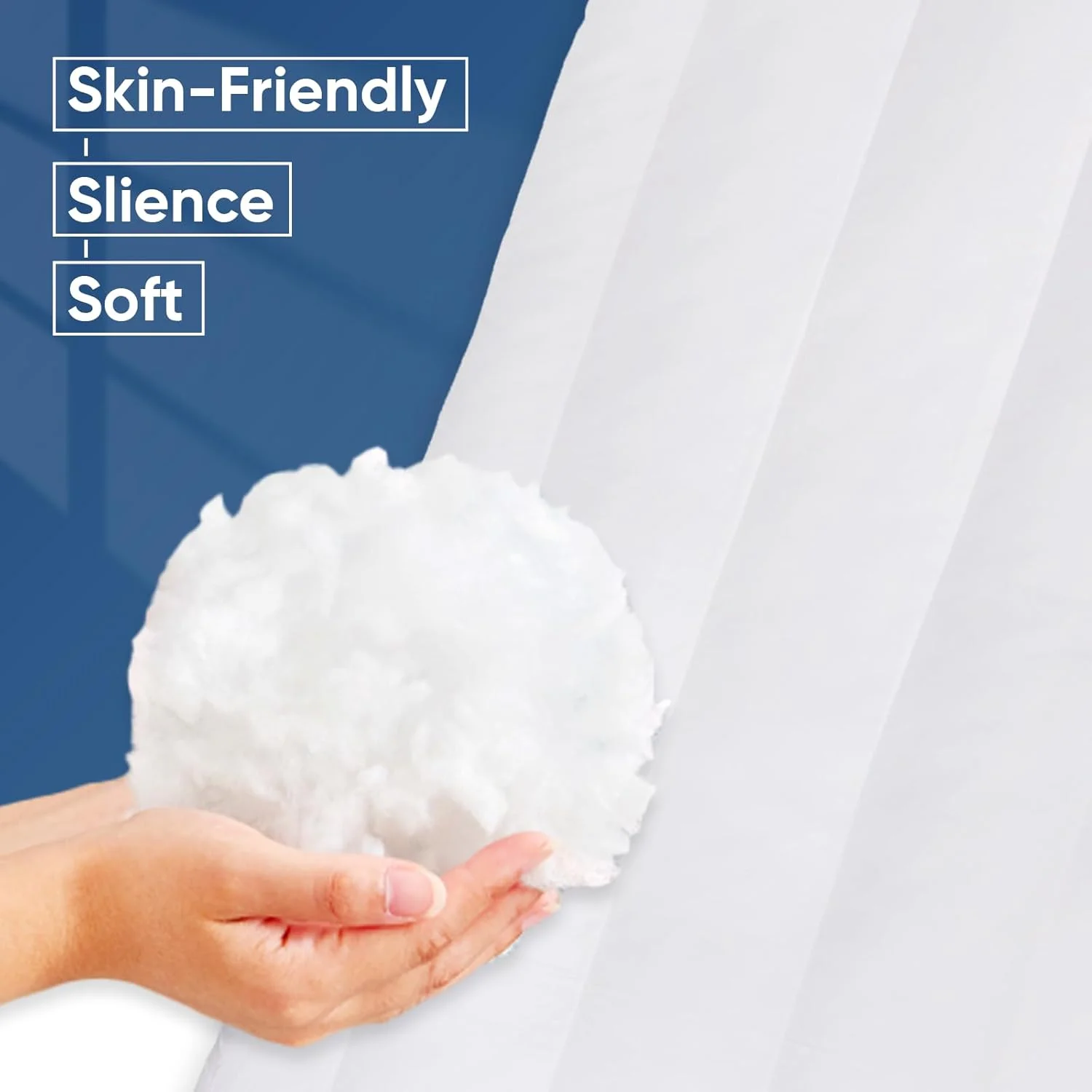 Ultra Flat Supportive Sleeping Pillows for Back & Side Sleepers, Standard DEMO - Image 6